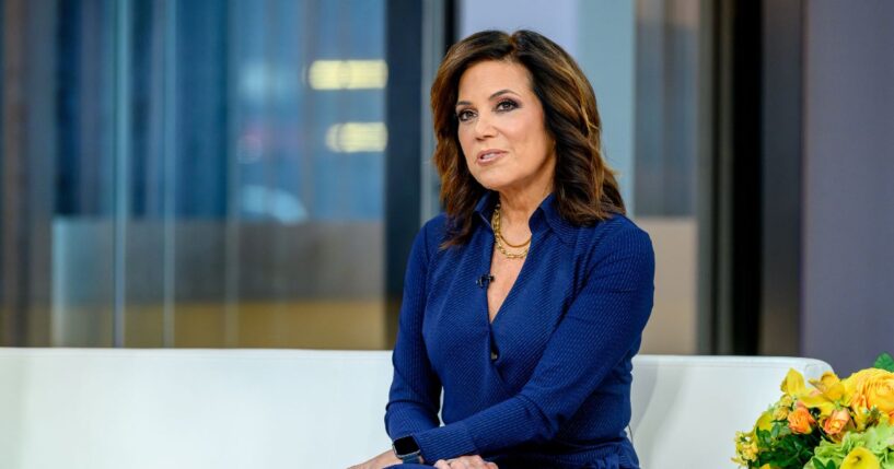 Michele Tafoya sits at Fox News Channel Studios in New York City on April 18, 2024.