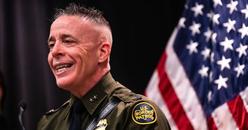 Border Patrol Commander Gregory Bovino speaks at a news conference at the Bishop Henry Whipple Federal building on Jan. 22, 2026.