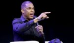 Don Lemon speaks at an event at Spring Studios in New York City on Oct. 7, 2025.