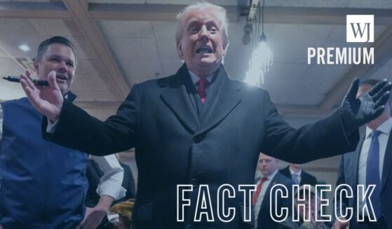 One reporter made much of the fact that President Donald Trump left one glove on as he visited a restaurant in Urbandale, Iowa, Tuesday.