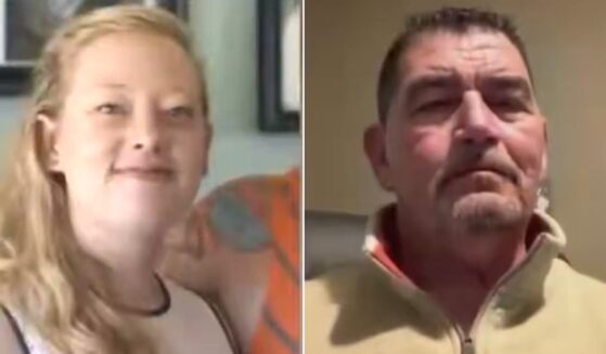 Timmy Macklin Sr., right, refused to take a CNN reporter's bait when she asked him about his former daughter-in-law, Renee Good, left.