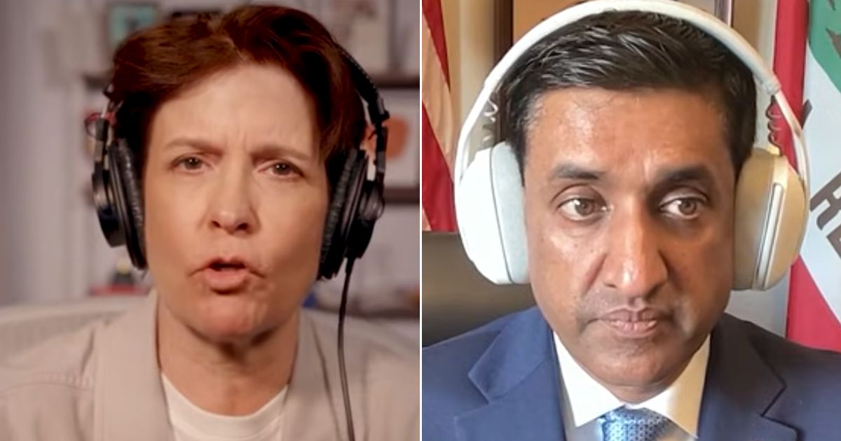 Liberal podcaster Kara Swisher, left, made the comments while interviewing California Democratic Rep. Ro Khanna, right.