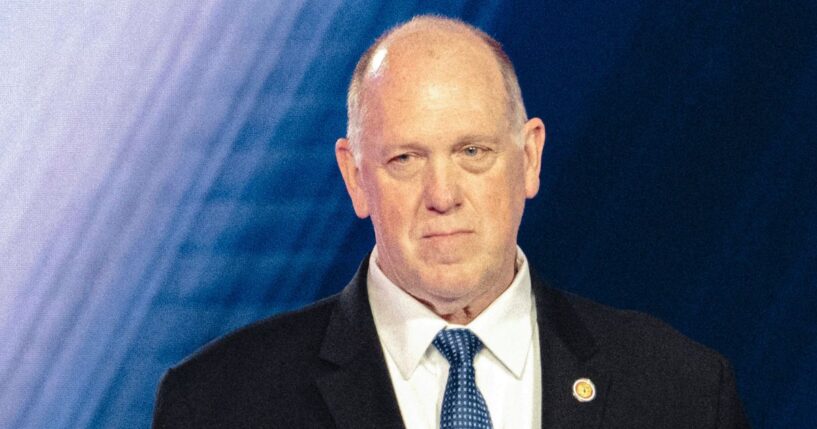 White House 'border czar' Tom Homan, seen in a December photo, is on his way to Minnesota at President Donald Trump's request.