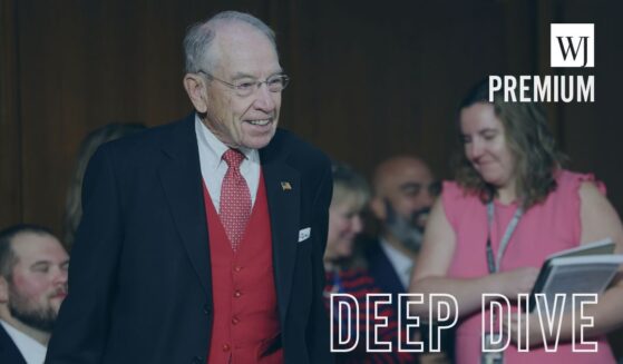 Chairman Sen. Chuck Grassley arrives to a Senate Judiciary Committee hearing with U.S. Attorney General Pam Bondi in the Hart Senate Office Building on Capitol Hill on Oct. 7, 2025, in Washington, D.C.