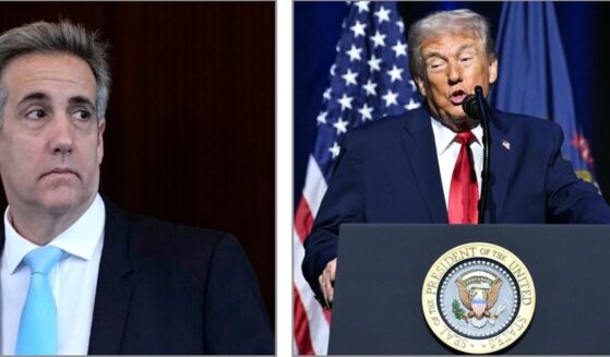 Michael Cohen, left, a former attorney for now-President Donald. President Donald Trup, right.