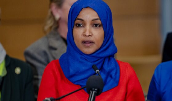 U.S. Rep. Ilhan Omar, pictured at a Jan. 16 news conference in St. Paul, Minnesota.