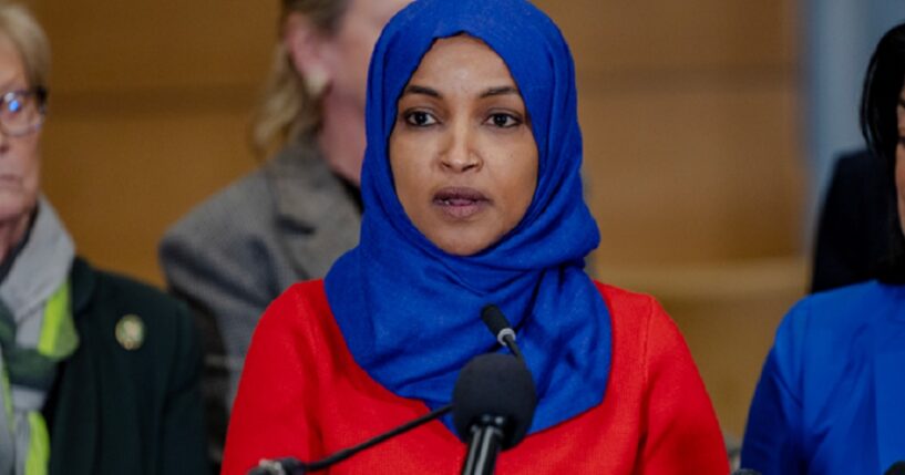 U.S. Rep. Ilhan Omar, pictured at a Jan. 16 news conference in St. Paul, Minnesota.