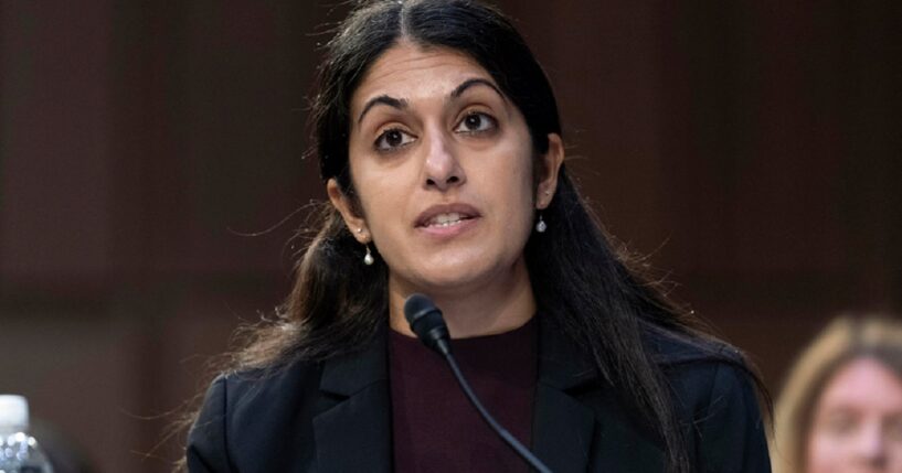 Dr. Nisha Verma is pictured in a 2023 file photo testifying before the Senate Judiciary Committee.