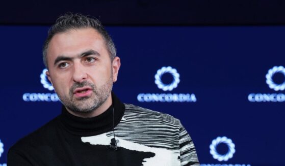 Mustafa Suleyman speaks onstage during the 2023 Concordia Annual Summit at Sheraton New York on Sept. 18, 2023, in New York City.