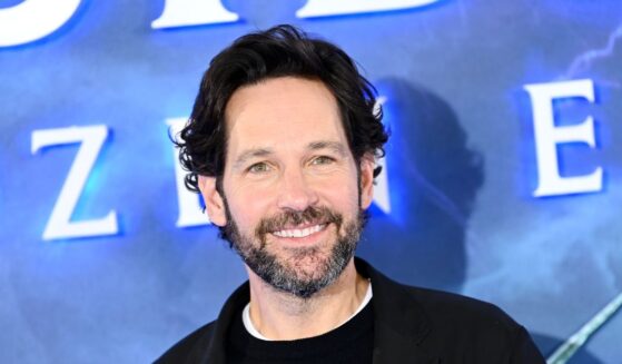 Paul Rudd attends the photocall for "Ghostbusters: Frozen Empire" at Claridge's Hotel on March 21, 2024, in London, England.