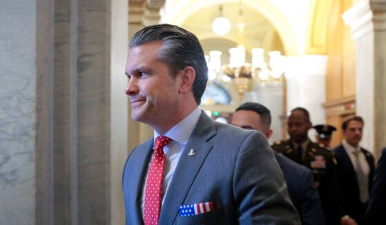 Secretary of War Pete Hegseth arrives for a closed door meeting with lawmakers on Capitol Hill on Dec. 16, 2025, in Washington, D.C.