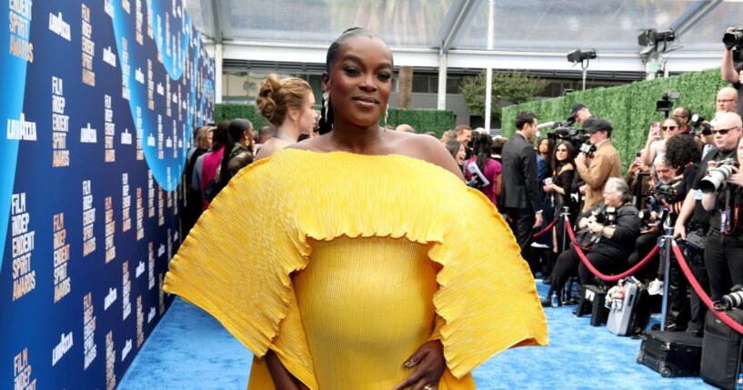 Wunmi Mosaku attends the 2026 Film Independent Spirit Awards at Hollywood Palladium on Feb. 15, 2026, in Los Angeles, California.