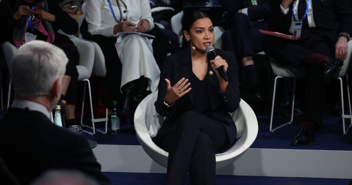 Rep. Alexandria Ocasio-Cortez speaks at a town hall panel on populism at the 62nd Munich Security Conference on Feb. 13, 2026, in Munich, Germany.