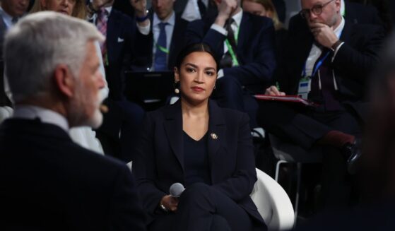 Rep. Alexandria Ocasio-Cortez listens as Czech President Petr Pavel speaks at a town hall panel on populism at the 62nd Munich Security Conference on Feb. 13, 2026, in Munich, Germany.