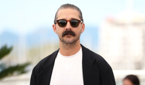 Shia LaBeouf poses during the "Slauson Rec" photocall at the 78th annual Cannes Film Festival at Palais des Festivals on May 18, 2025, in Cannes, France.