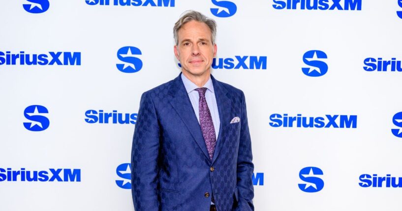 Jake Tapper visits SiriusXM Studios to discuss his new book "Original Sin: President Biden's Decline, Its Cover-Up, and His Disastrous Choice to Run Again" on May 20, 2025, in New York City.
