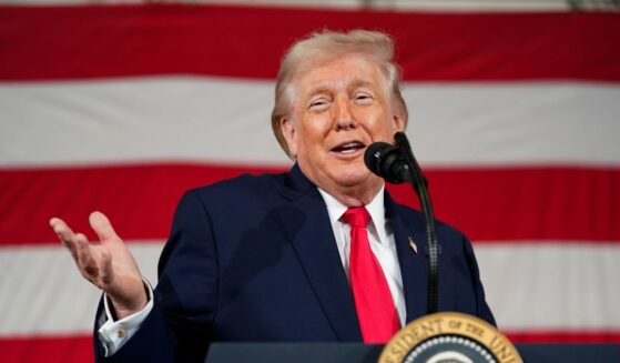 President Donald Trump speaks during a visit to the Fort Bragg U.S. Army base on Feb. 13, 2026, in Fort Bragg, North Carolina.
