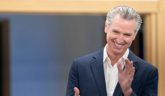 California Gov. Gavin Newsom applauds during an event hosted by the South Carolina Democratic Party at the Carter-Sullivan American Legion on Feb. 23, 2026, in Manning, South Carolina.