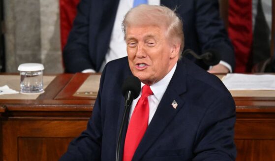 President Donald Trump delivers the State of the Union address in the House Chamber of the U.S. Capitol in Washington, D.C., on Feb. 24, 2026.