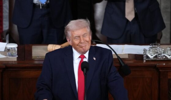 President Donald Trump delivers his State of the Union address during a joint session of Congress at the U.S. Capitol on Feb. 24, 2026, in Washington, D.C.