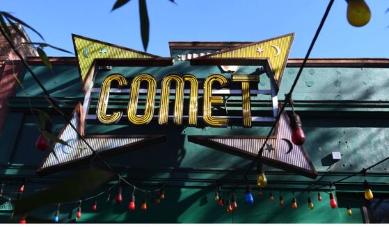 Washington, D.C. pizza restaurant Comet Ping Pong, made famous by "Pizzagate" rumors, is seen in a 2016 photo.