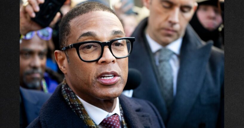 Journalist Don Lemon speaks with media gathered after an arraignment hearing Feb. 13 in St. Paul, Minnesota. Lemon has pleaded not guilty to charges of conspiring to violate someone's constitutional rights and violating the FACE Act. Now he's facing a civil suit over his part in the invasion of a church service by anti-ICE radicals.