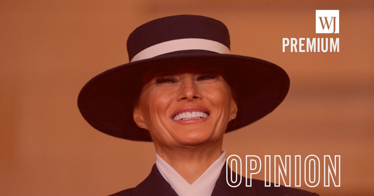 First lady Melania Trump looks on as President Donald Trump delivers remarks in Emancipation Hall during inauguration ceremonies at the U.S. Capitol in Washington, D.C., on Jan. 20, 2025.