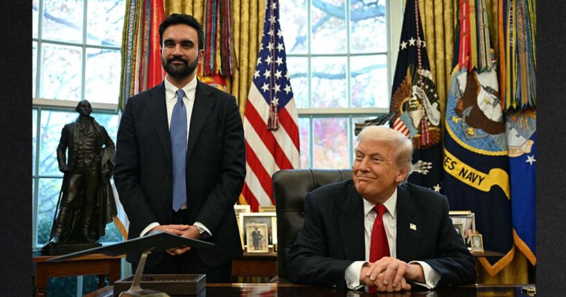 New York Mayor Zohran Mamdani, seen meeting with President Donald Trump in November, made a return visit to the White House Thursday.