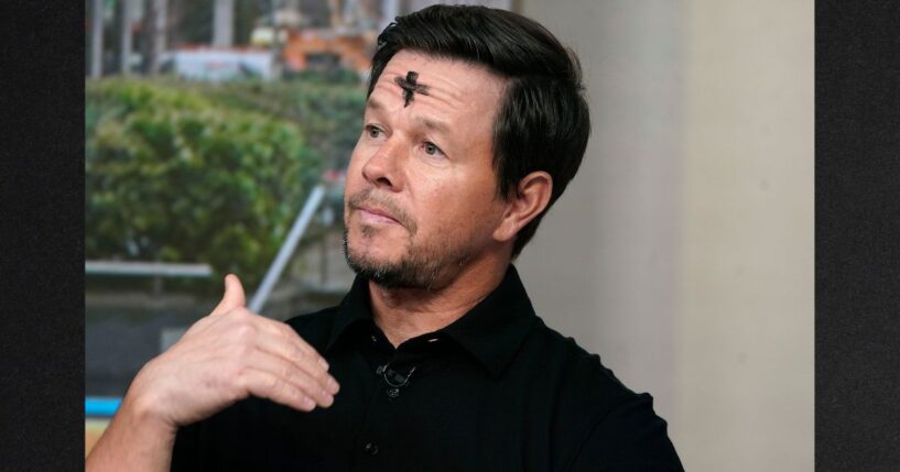 Mark Wahlberg visited "Fox & Friends" at Fox News Channel Studios in New York City on Ash Wednesday to talk about prayer and faith and the armor of God.