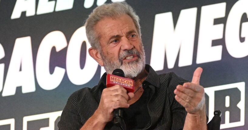 Mel Gibson, seen in a February 2025 photo, set the record straight about his upcoming movie.