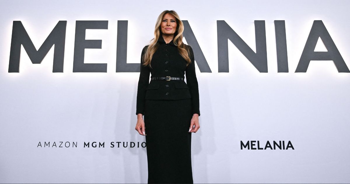 First lady Melania Trump attends the world premiere of Amazon MGM Studios' "Melania" Thursday at the Kennedy Center in Washington, D.C.