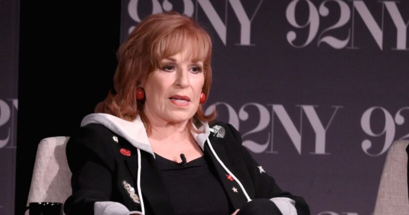 "The View" host Joy Behar speaks on the "Behind the Table" podcast at 92NY in New York City on Oct. 8, 2024.