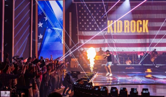 Kid Rock performing at the Turning Point USA All-American Halftime Show on Feb. 8, 2026.