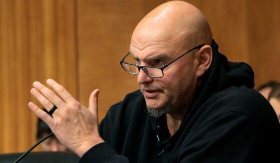 U.S. Sen. John Fetterman speaks during a hearing on oversight of the Department of Homeland Security and Governmental Affairs Committee in Washington, DC on Feb. 12, 2026.