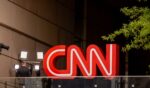 The CNN logo seen outside their studios in Atlanta, Georgia, on June 27, 2024.