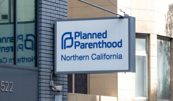 A sign sits outside a Planned Parenthood center in San Francisco, California, on Sept. 30, 2025.