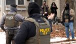 ICE agents are surrounded by so-called observers and potential agitators in Minneapolis, Minnesota.
