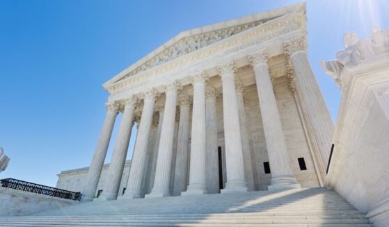 The U.S. Supreme Court building stands in Washington, DC.