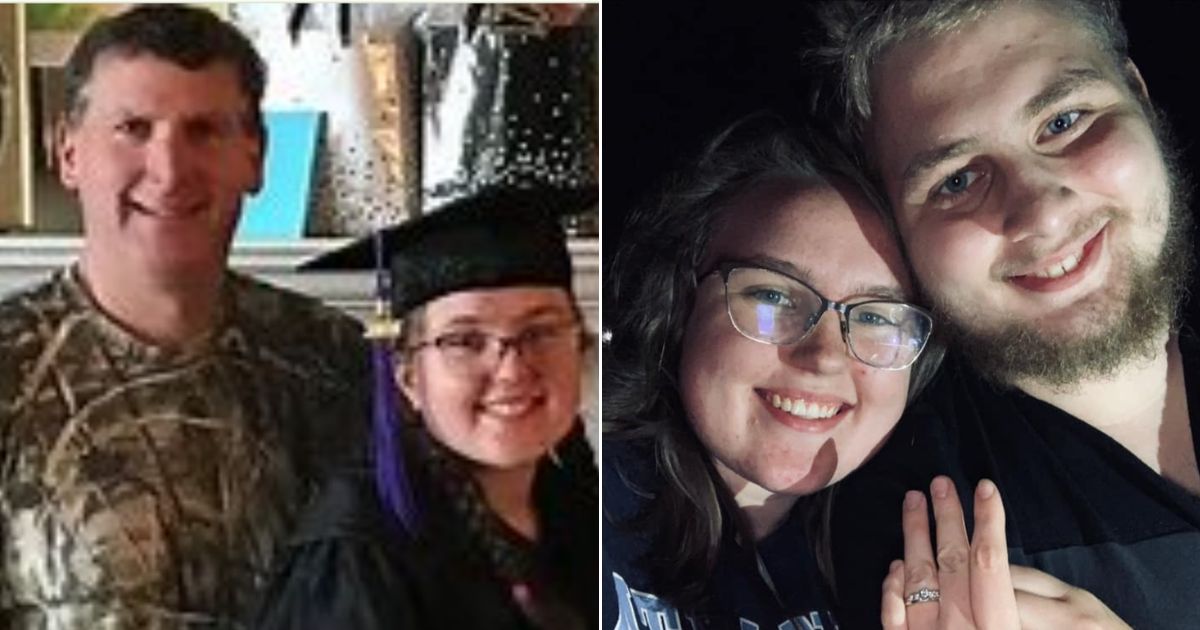 Minnesota Republican Jeff Johnson, left, suspended his campaign for governor after the death of his 22-year-old daughter, Hallie Marie Tobler, in a stabbing police believe was part of a murder-suicide attempt by her husband, 23-year-old Dylan Michael Tobler.