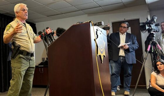 Pima County Sheriff Chris Nanos speaks at a news conference Tuesday in Tucson, Arizona, regarding the disappearance of Nancy Guthrie, the mother of “Today” show host Savannah Guthrie.