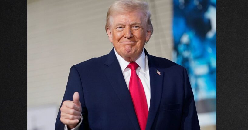 The poll showed President Donald Trump with a 50 percent approval rating.