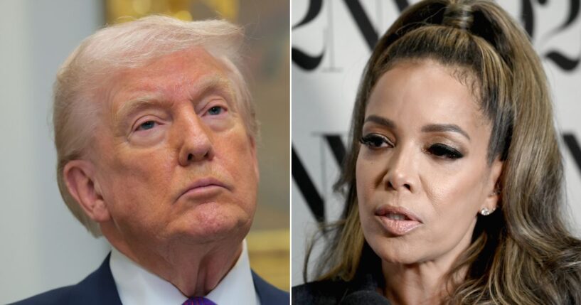 Even when a guest host on "The View" presented evidence to the contrary, Sunny Hostin, right, drowned out the guest's statement by insisting that President Donald Trump "is a racist."