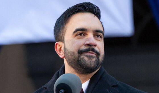 Mayor Zohran Mamdani, seen in a January photo, expressed his delight to once again be with the group as they prayed for the death of "infidels."