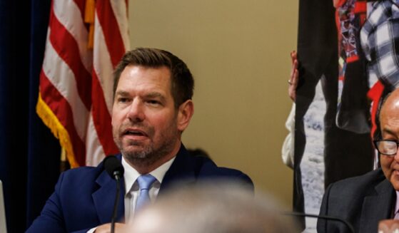 Democratic Rep. Eric Swalwell of California, pictured during a hearing Wednesday of the House Homeland Security Committee.