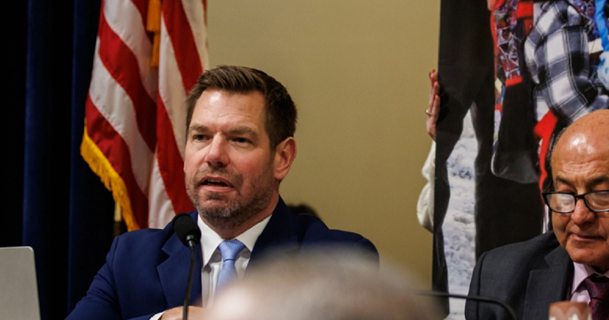 Democratic Rep. Eric Swalwell of California, pictured during a hearing Wednesday of the House Homeland Security Committee.