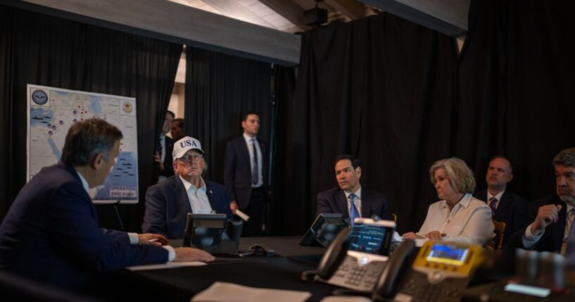 President Donald Trump oversees 