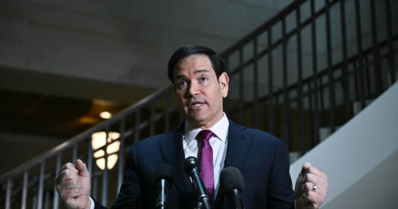 Secretary of State Marco Rubio arrives to brief House and Senate leaders on U.S. military action in Iran, at the U.S. Capitol in Washington, D.C., on March 2, 2026.