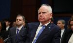 Minnesota Gov. Tim Walz prepares to testify during a House Oversight and Government Reform Committee hearing in the U.S. Capitol Building on March 4, 2026, in Washington, D.C.