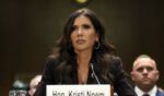 Secretary of Homeland Security Kristi Noem testifies before the Senate Judiciary Committee in the Dirksen Senate Office Building on March 3, 2026, in Washington, D.C.