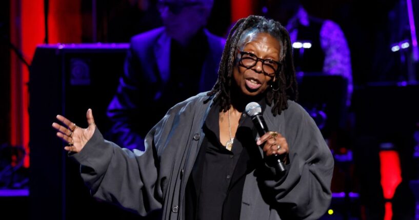 Whoopi Goldberg performs during the 10th annual Love Rocks NYC concert benefitting God's Love We Deliver at Beacon Theatre on March 5, 2026, in New York City.